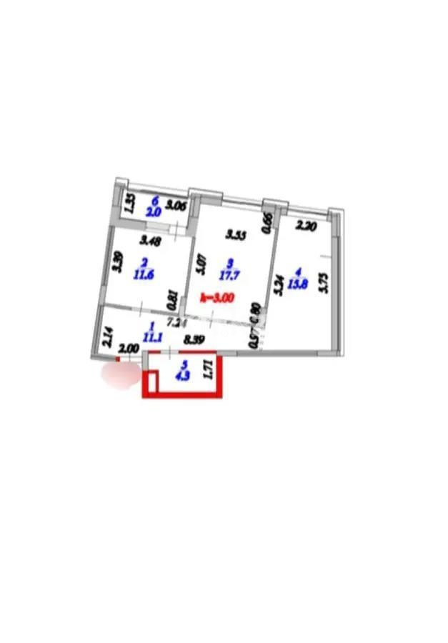 Продажа 2-комнатной квартиры, 63 м², ул. Бокейхана, дом  16/3 в Астане - фото 6