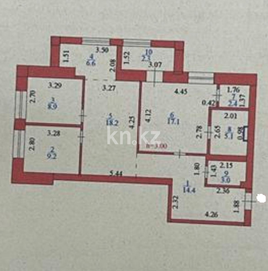 Продажа 4-комнатной квартиры, 90 м² в Астане - фото 24