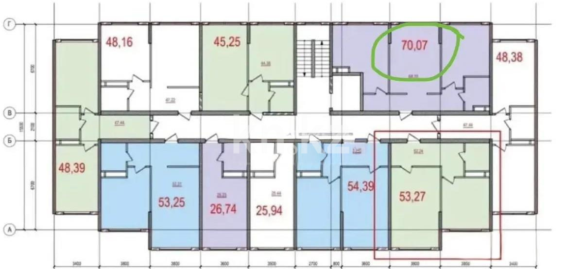 Продажа 2-комнатной квартиры, 70 м² в Алматы