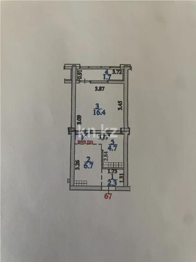Продажа 1-комнатной квартиры, 31.8 м² - Продажа недвижимости в Алматы - страница 11 фото 1 из 1