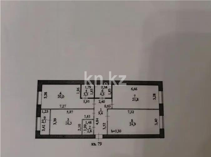 Продажа 3-комнатной квартиры, 105 м², ул. Панфилова, дом  85 в Астане