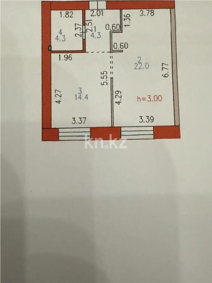 Продажа 1-комнатной квартиры, 45 м², пр. Аль-Фараби, дом  7 в Астане Продажа 1-комнатной квартиры, 45 м², пр. Аль-Фараби, дом  7 в Астане