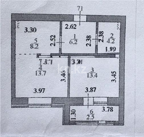 Продажа 2-комнатной квартиры, 48 м² в Астане - фото 5