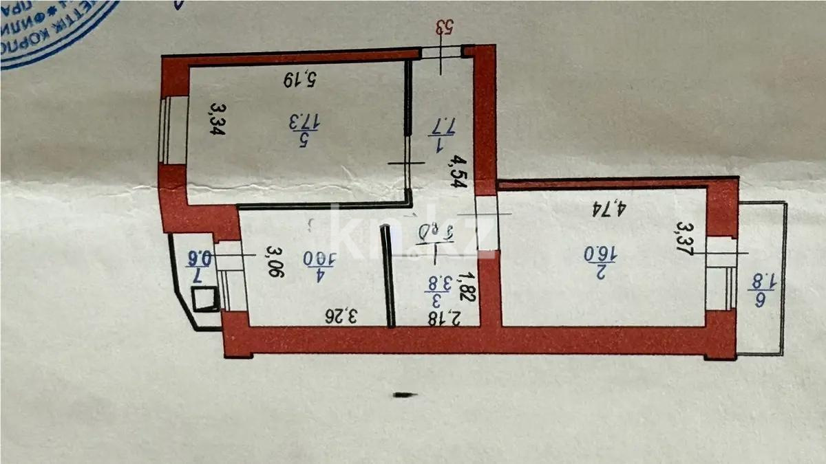Продажа 2-комнатной квартиры, 57 м², ул. Мустафина, дом  21/5 - Продажа  двухкомнатных квартир в новостройках Астаны фото 6 из 6