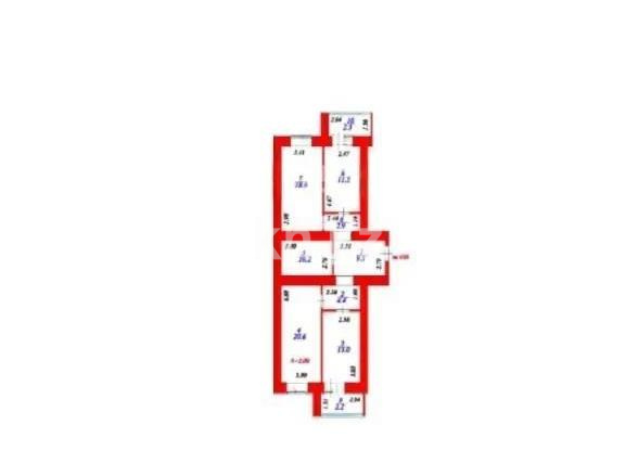 Продажа 3-комнатной квартиры, 95.2 м², ул. Айтматова, дом  45 стр в Астане