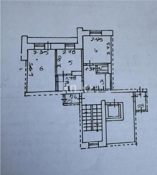Продажа 2-комнатной квартиры, 50 м² - Продажа двухкомнатных квартир от собственников в Караганде - страница 2 фото 5 из 5