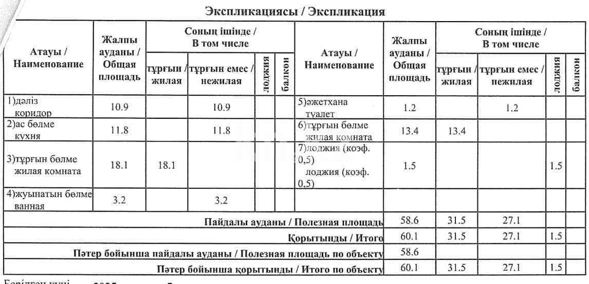 Продажа 2-комнатной квартиры, 60.1 м² - Продажа двухкомнатных квартир в Алматы - страница 2 фото 23 из 23