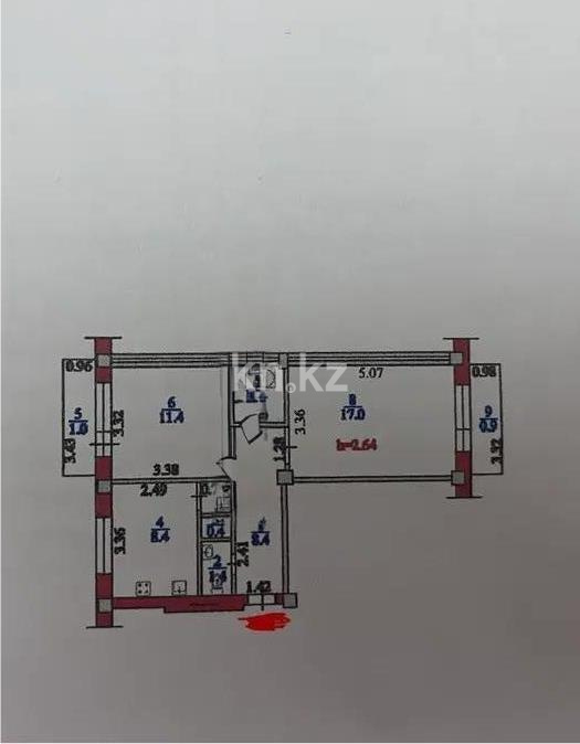 Продажа 2-комнатной квартиры, 52 м² - Продажа квартир в Казахстане - страница 10 фото 1 из 1