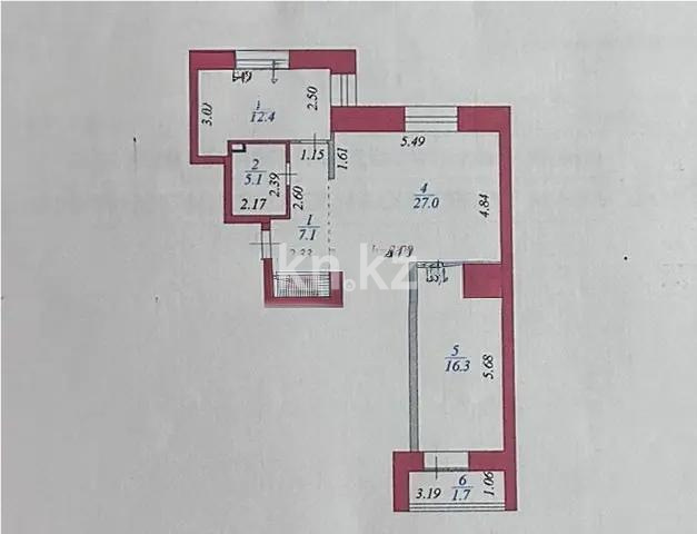 Продажа 2-комнатной квартиры, 71 м² в Астане - фото 6