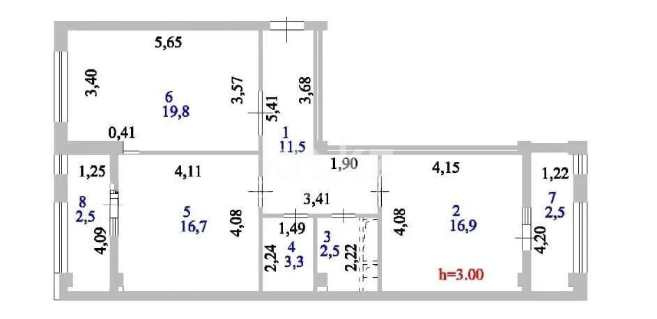 Продажа 2-комнатной квартиры, 75.7 м² в Астане - фото 5