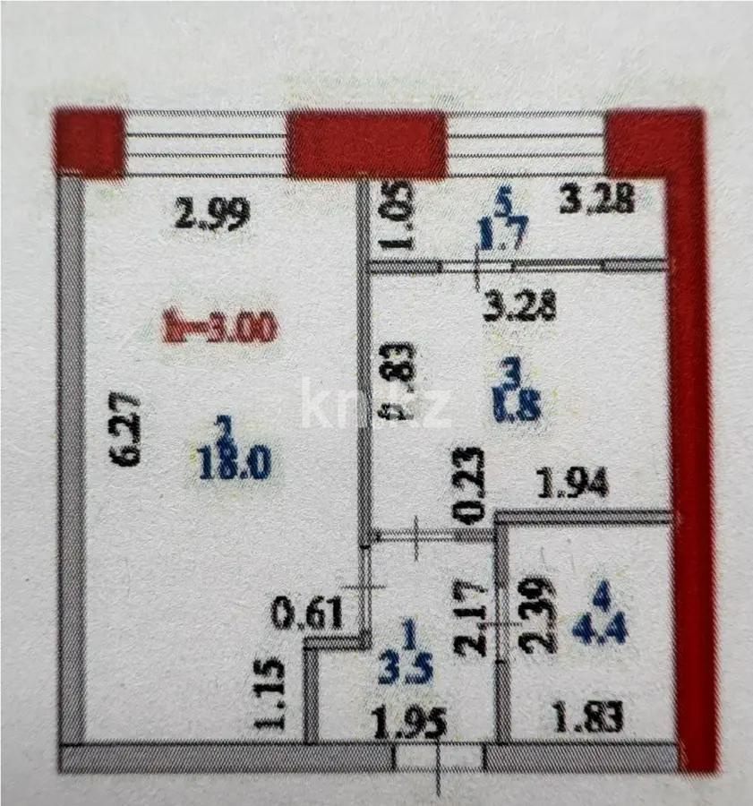 Продажа 1-комнатной квартиры, 37 м², ул. Е-15, дом  16 - Продажа квартир в Казахстане фото 4 из 4
