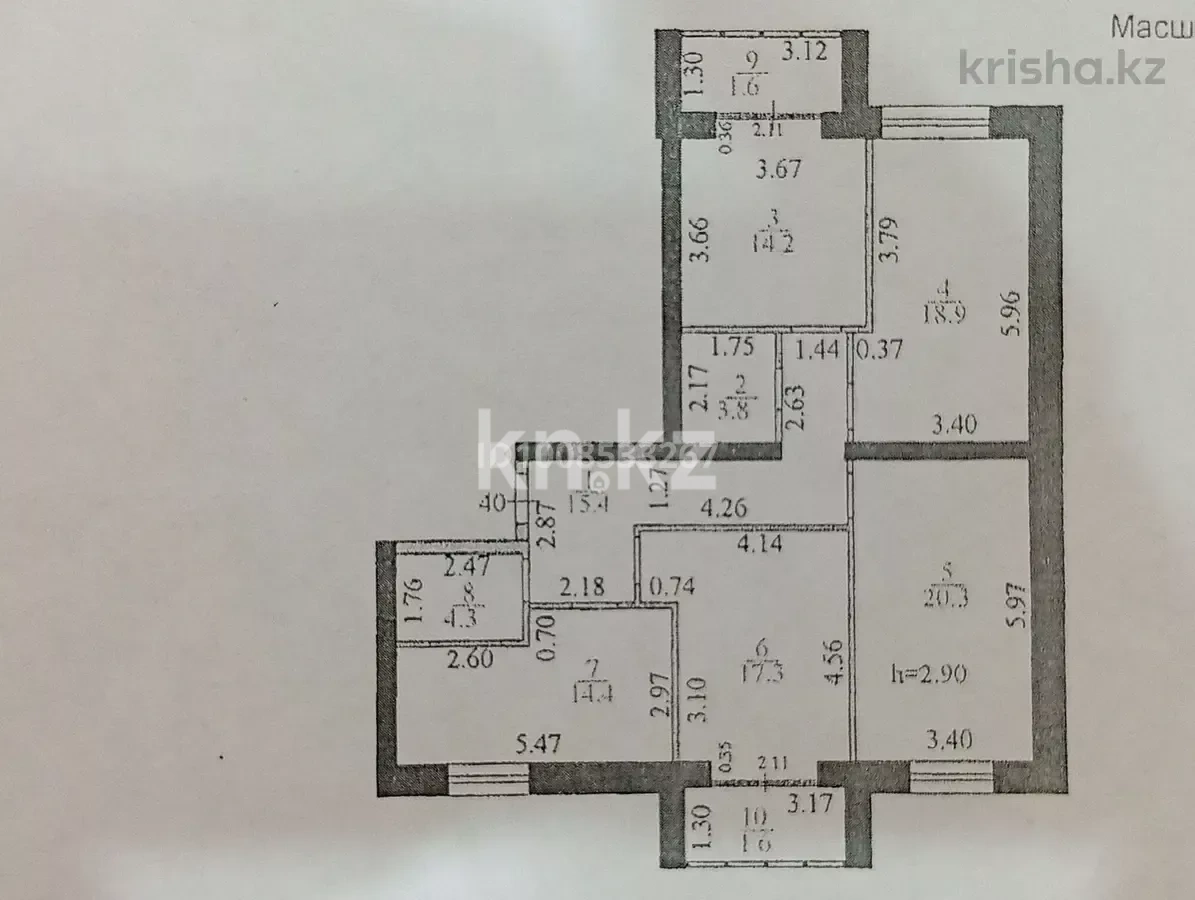Продажа 4-комнатной квартиры, 121.5 м² - Продажа  четырехкомнатных квартир в Караганде - страница 3 фото 23 из 34