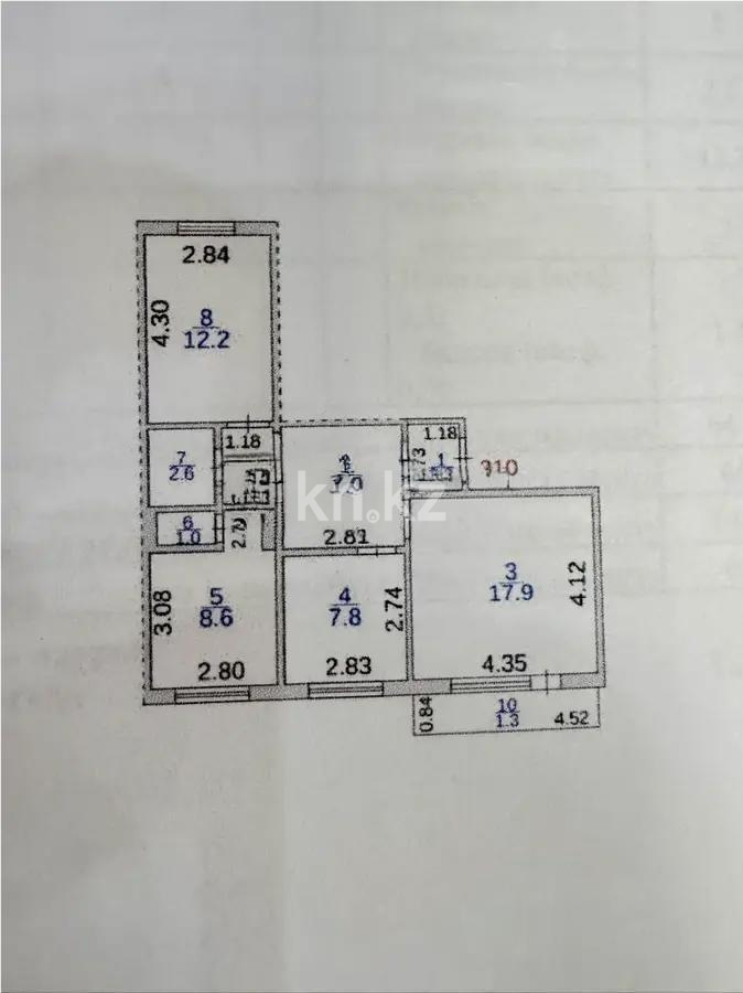 Продажа 3-комнатной квартиры, 66 м² - Продажа квартир в Караганде - страница 6 фото 8 из 8