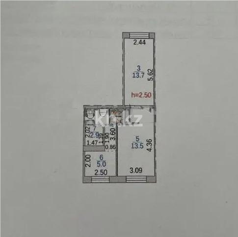 Продажа 2-комнатной квартиры, 43 м² - Продажа квартир на Федоровке Караганды фото 6 из 6