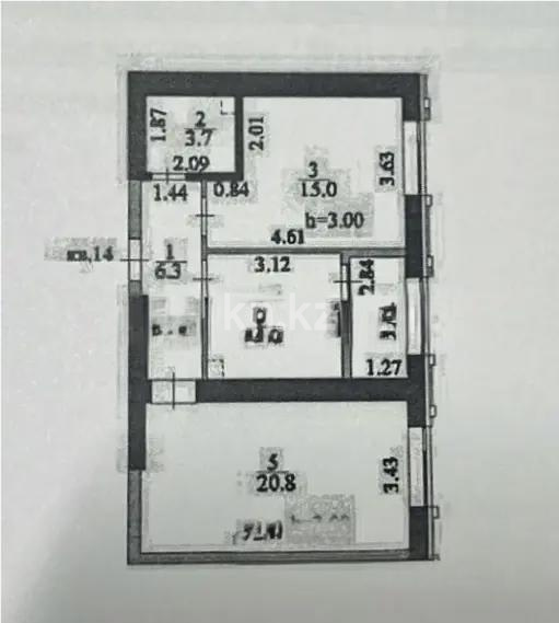 Продажа 2-комнатной квартиры, 55.89 м² - Продажа недвижимости в Астане - страница 10 фото 1 из 1