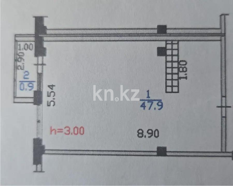 Продажа 2-комнатной квартиры, 48.8 м² в Алматы - фото 2