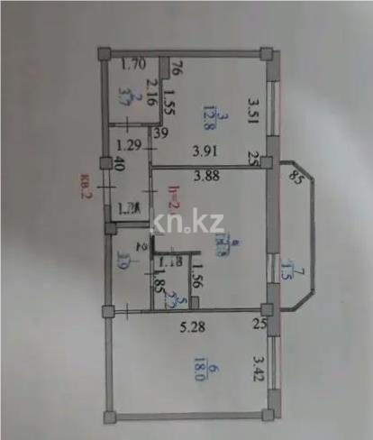 Продажа 2-комнатной квартиры, 63 м² в Астане - фото 6