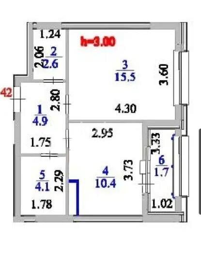 Продажа 1-комнатной квартиры, 40 м² в Астане - фото 4