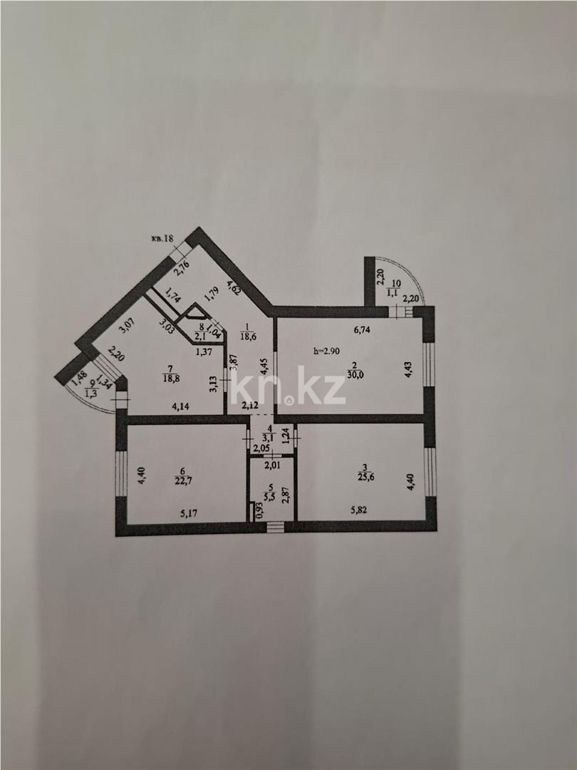 Продажа 3-комнатной квартиры, 130 м² в Астане - фото 10