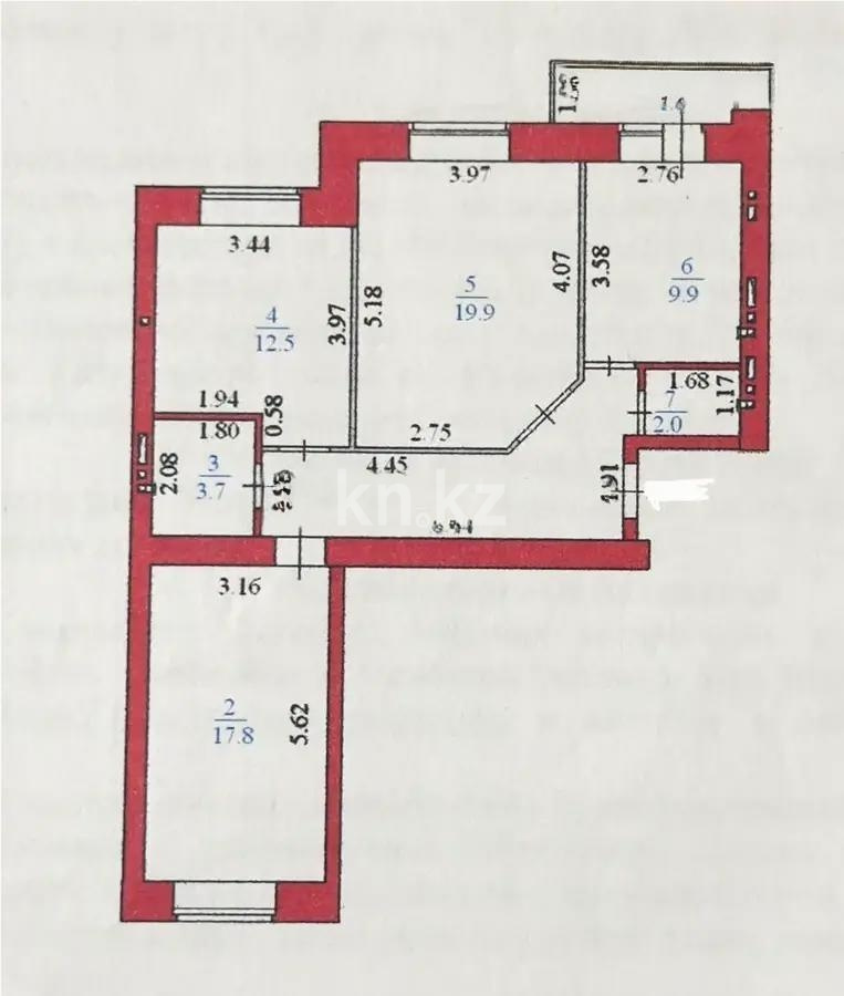 Продажа 3-комнатной квартиры, 78 м² в Астане - фото 6
