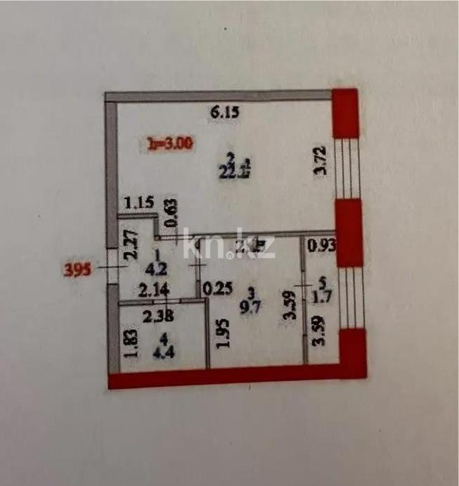 Продажа 2-комнатной квартиры, 42 м² в Астане