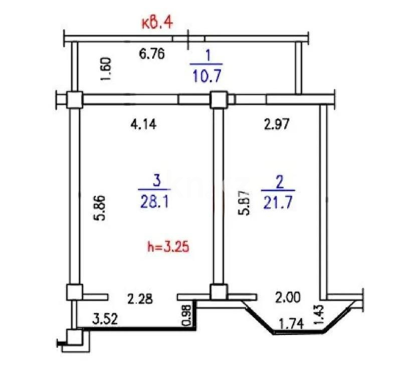 Продажа 2-комнатной квартиры, 60.5 м² - Продажа недвижимости в Алматы - страница 34 фото 3 из 3