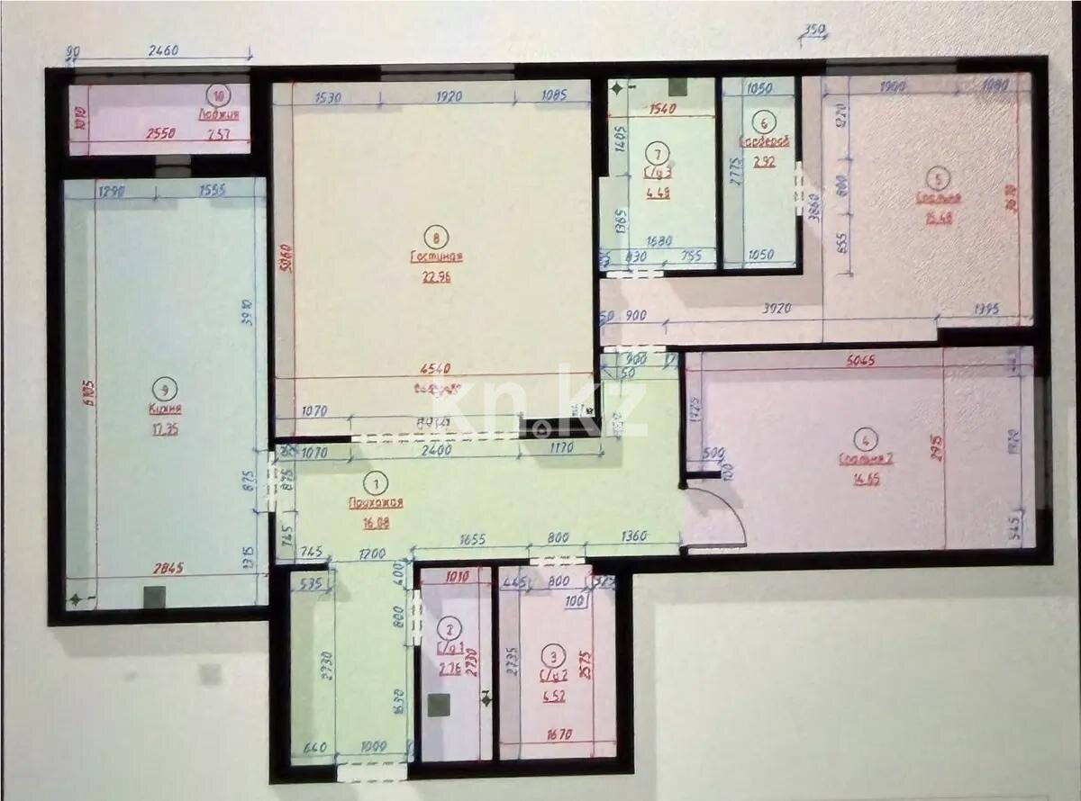 Продажа 3-комнатной квартиры, 100 м² в Астане - фото 7