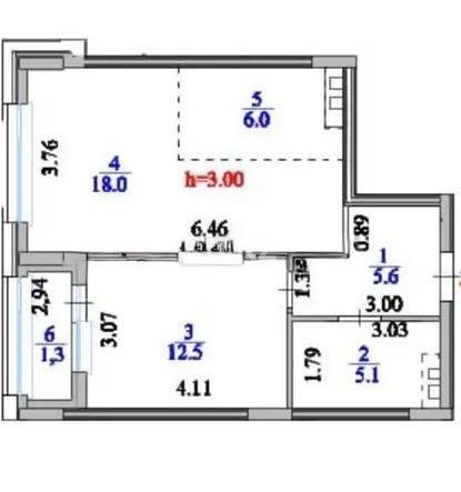 Продажа 2-комнатной квартиры, 48.5 м² в Астане - фото 3