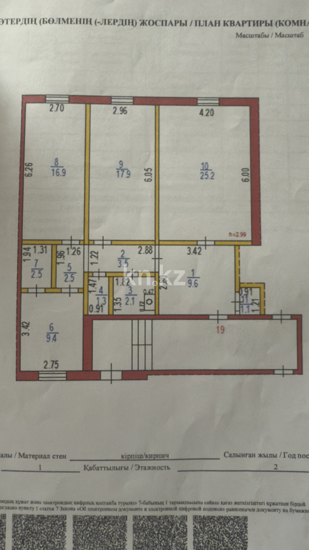 Продажа 3-комнатной квартиры, 99 м², Маметовой, дом  32 - Продажа квартир в Карагандинской области фото 1 из 20