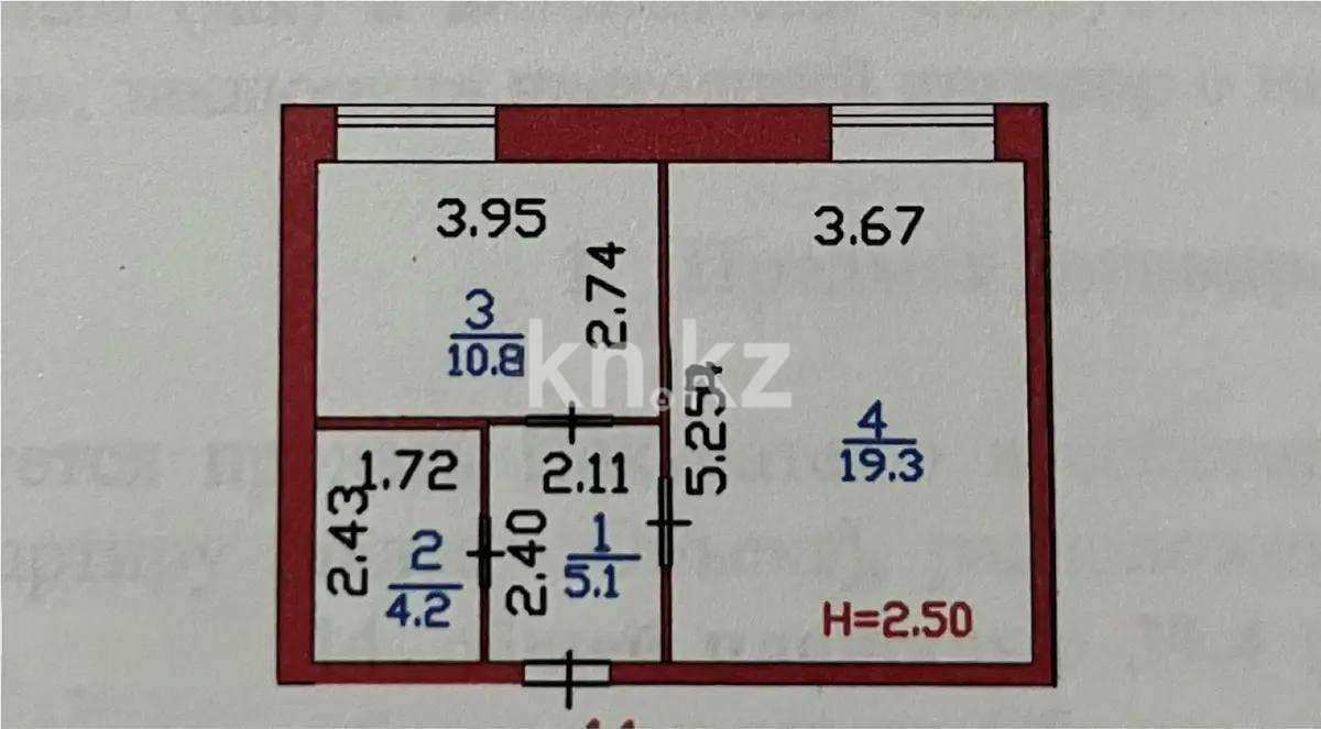 Продажа 1-комнатной квартиры, 39.4 м², ул. Косшыгулулы, дом  11/4 в Астане Продажа 1-комнатной квартиры, 39.4 м², ул. Косшыгулулы, дом  11/4 в Астане