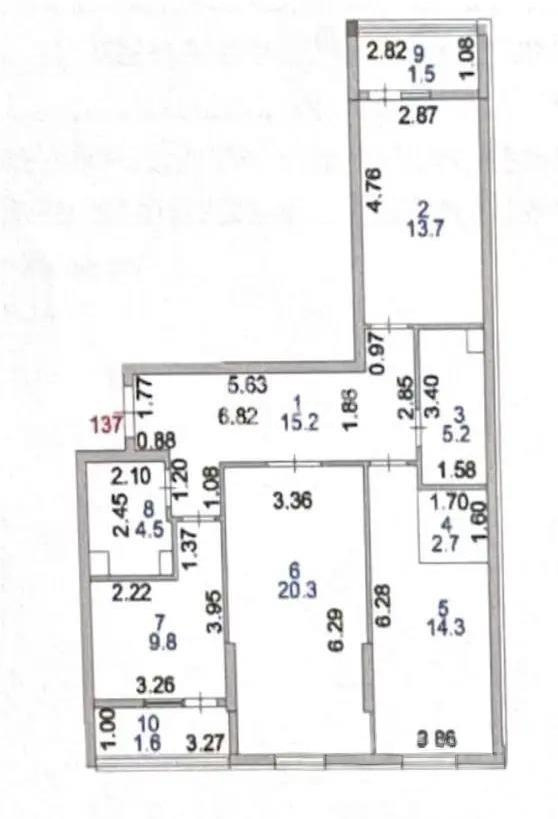 Продажа 3-комнатной квартиры, 88.8 м² в Астане - фото 3