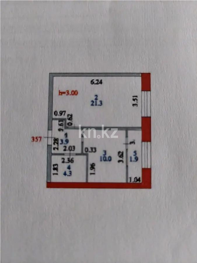 Продажа 1-комнатной квартиры, 41.4 м² - Продажа однокомнатных квартир от собственников в Астане - страница 10 фото 3 из 3