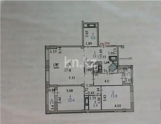 Продажа 3-комнатной квартиры, 93 м² в Астане - фото 6