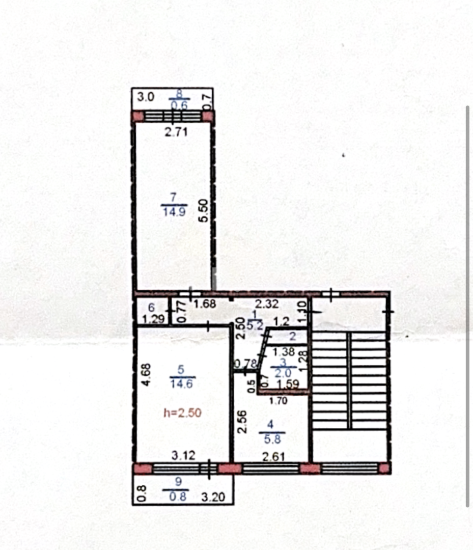 Продажа 2-комнатной квартиры, 45.8 м², ул. Аманжолова, дом  17 - Продажа квартир в Караганде фото 20 из 30