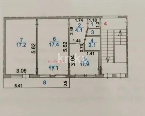 Продажа 2-комнатной квартиры, 52 м² - Продажа двухкомнатных квартир в Караганде - страница 3 фото 5 из 5