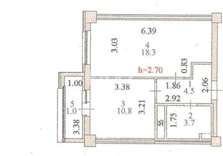 Продажа 1-комнатной квартиры, 38.3 м² - Продажа квартир в новостройках Астаны без посредников - страница 3 фото 5 из 5
