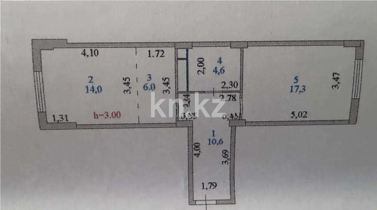 Продажа 2-комнатной квартиры, 52.5 м² - Продажа двухкомнатных квартир от собственников в Астане - страница 6 фото 5 из 5