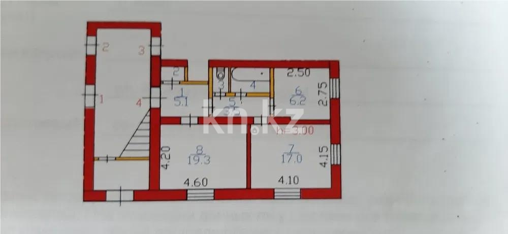 Продажа 2-комнатной квартиры, 56 м² - Продажа домов, коттеджей в Абае фото 3 из 3