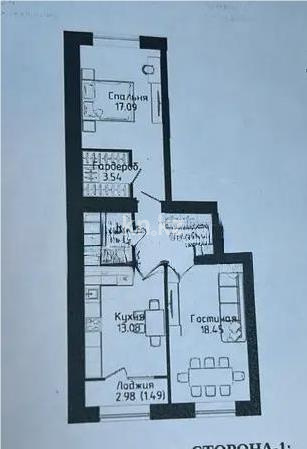 Продажа 2-комнатной квартиры, 64 м², ул. Нажимеденова, дом  30/1 в Астане - фото 3