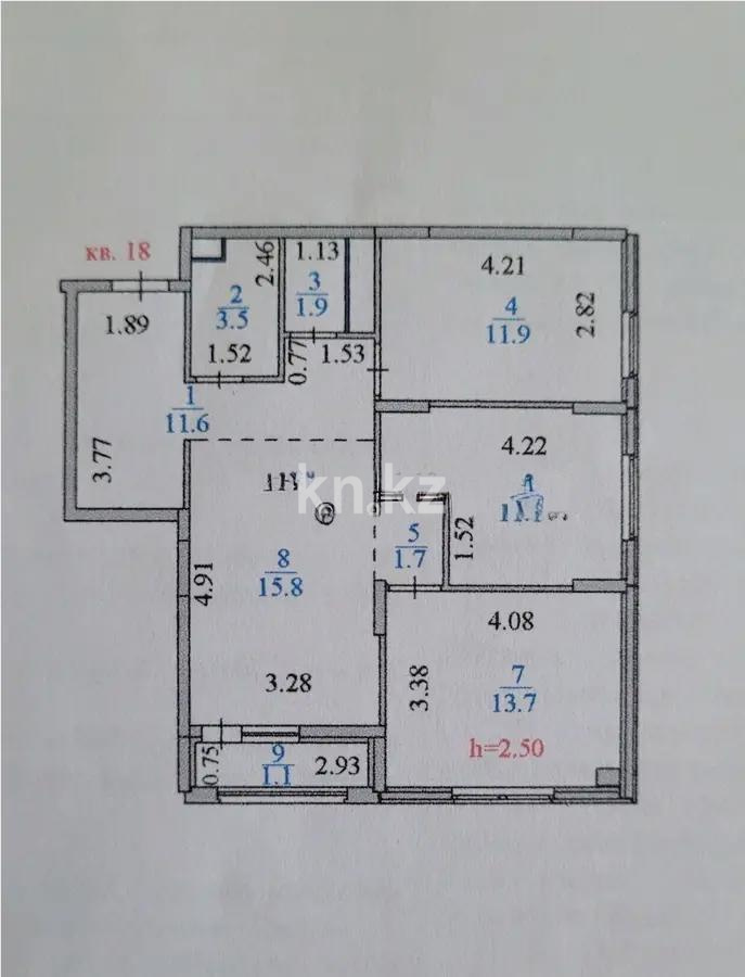 Продажа 3-комнатной квартиры, 75 м² - Продажа квартир в новостройках Астаны без посредников - страница 11 фото 5 из 5