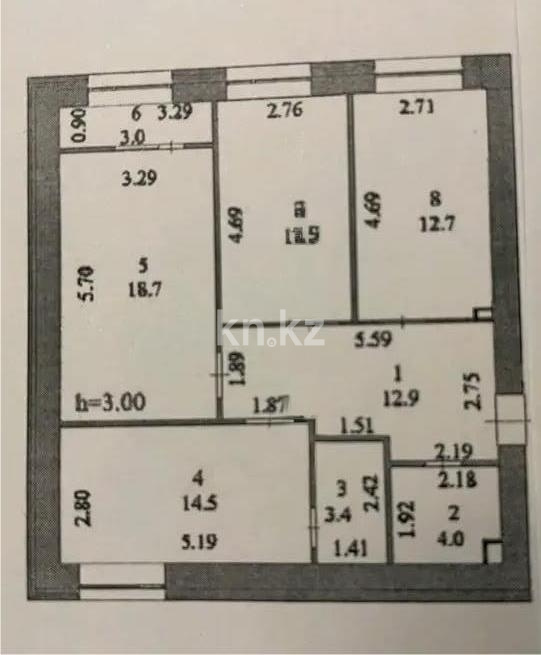 Продажа 3-комнатной квартиры, 82 м² в Астане - фото 6