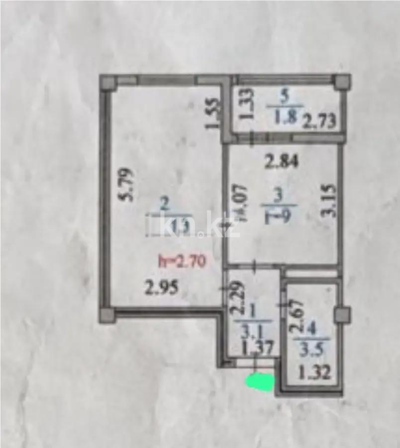 Продажа 1-комнатной квартиры, 34.4 м² - Продажа квартир от собственников в Астане - страница 2 фото 4 из 4