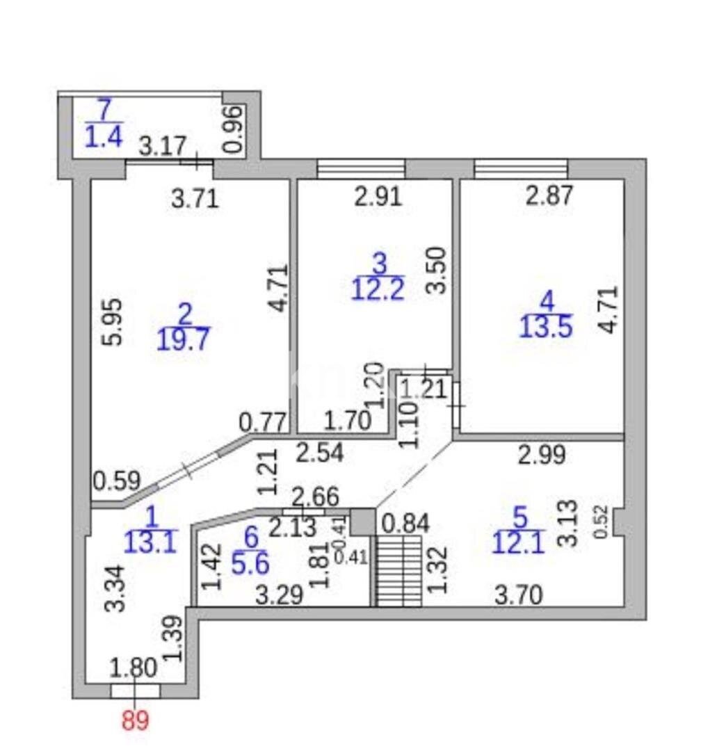 Продажа 3-комнатной квартиры, 78 м² в Караганде - фото 7