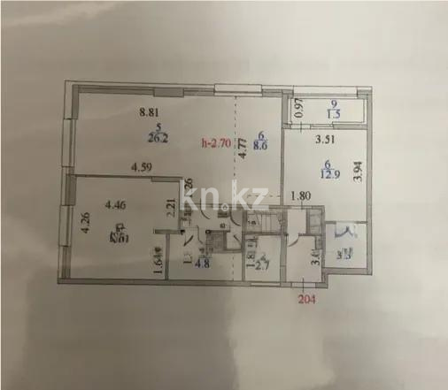 Продажа 3-комнатной квартиры, 87.2 м², пр. Туран, дом  57/3 в Астане - фото 5