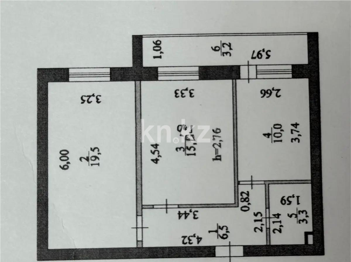 Продажа 2-комнатной квартиры, 57.6 м², ул. Байтурсынова, дом  39/2 в Астане - фото 6