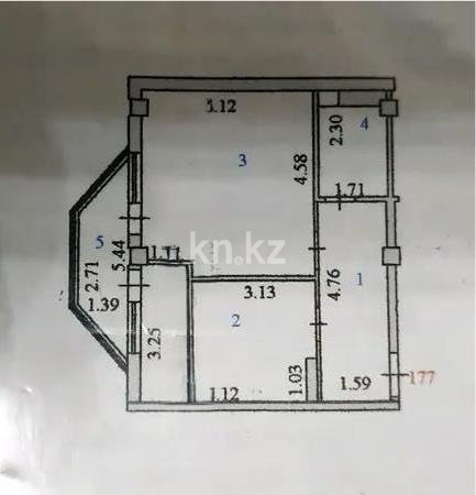 Продажа 1-комнатной квартиры, 45 м², ул. Армандастар, дом  2/3 - Продажа  однокомнатных квартир в новостройках Астаны без посредников фото 4 из 4