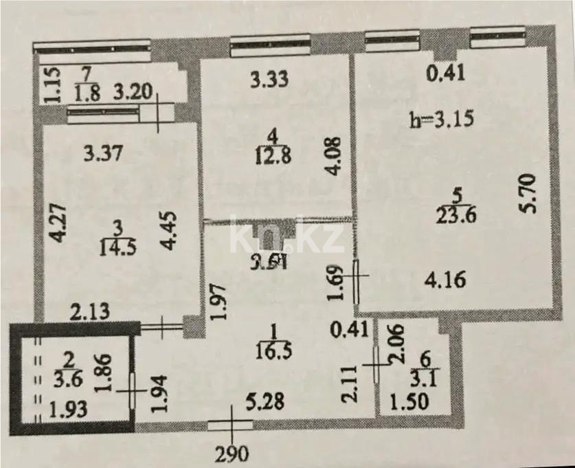 Продажа 2-комнатной квартиры, 78 м² в Астане - фото 4