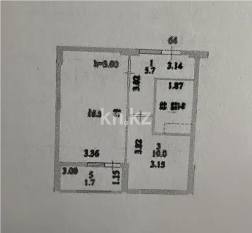 Продажа 1-комнатной квартиры, 40.2 м², ул. Е-429, дом  26 в Астане