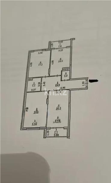 Продажа 3-комнатной квартиры, 93.5 м², ул. Жунисова, дом  2/23 в Алматы - фото 8