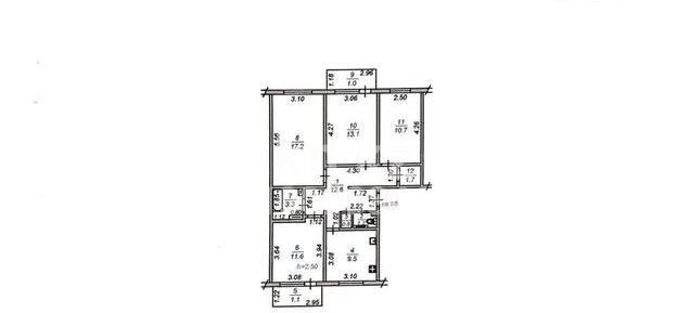 Продажа 4-комнатной квартиры, 83.8 м² - Продажа четырехкомнатных квартир от собственников в Алматы - страница 3 фото 1 из 1